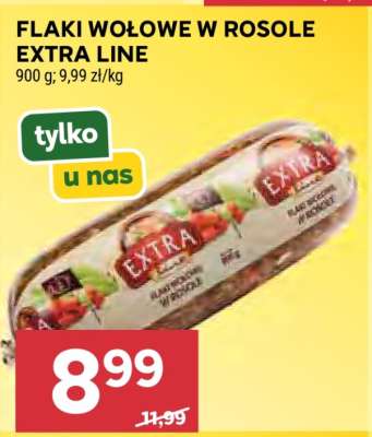 FLAKI WOŁOWE W ROSOLE EXTRA LINE
