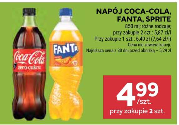 Napój Coca-Cola, Fanta, Sprite