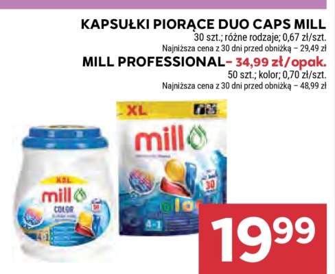 Kapsułki piorące Duo Caps Mill