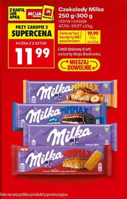 Czekolady Milka, 250 g-300 g