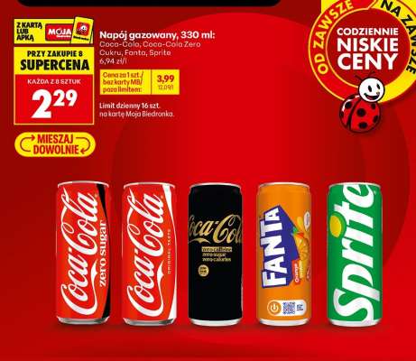 Napój gazowany, 330 ml