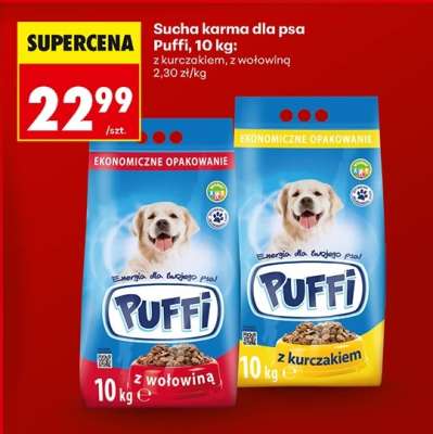 Sucha karma dla psa Puffi, 10 kg