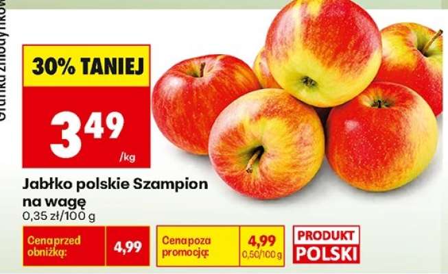 Jabłko polskie Szampion na wagę