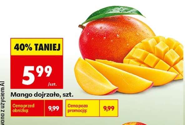 Mango dojrzałe, szt.