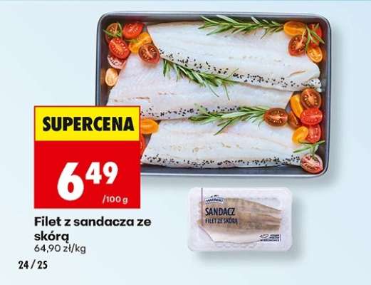 Filet z sandacza ze skórą