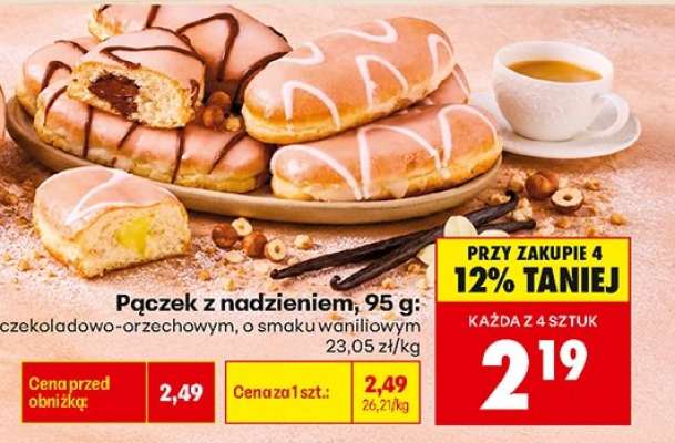 Pączek z nadzieniem, 95 g