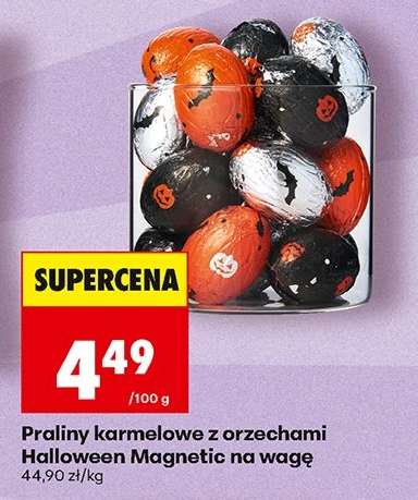 Praliny karmelowe z orzechami Halloween Magnetic na wagę