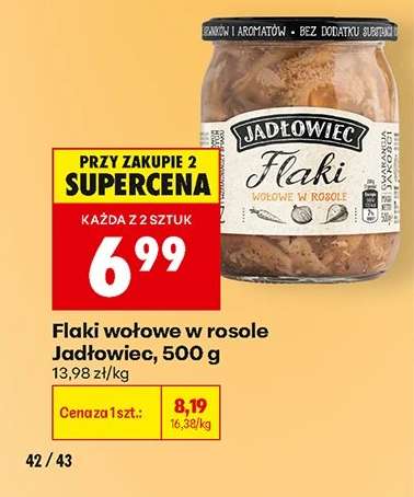 Flaki wołowe w rosole Jadłowiec, 500 g