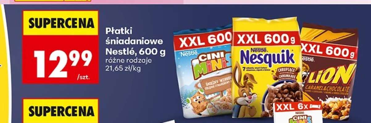Płatki śniadaniowe Nestlé, 600 g