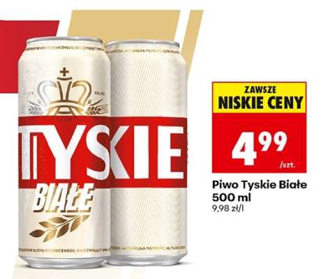 Piwo Tyskie Białe 500 ml