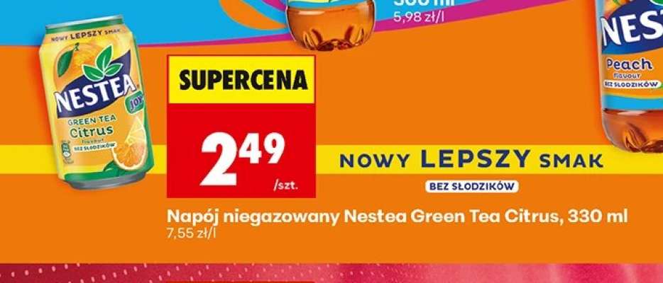 Napój niegazowany Nestea Green Tea Citrus, 330 ml