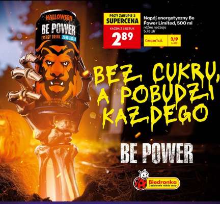 Napój energetyczny Be Power Limited, 500 ml