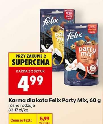 Karma dla kota Felix Party Mix, 60 g
