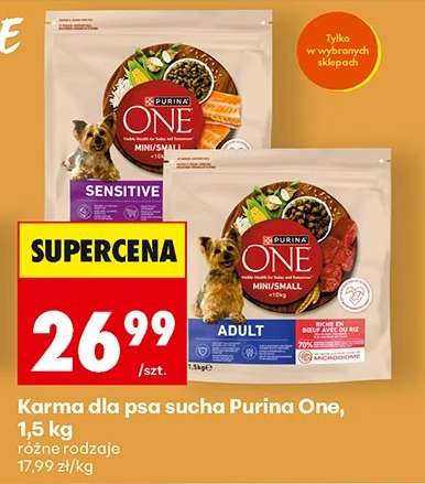 Karma dla psa sucha Purina One, 1,5 kg