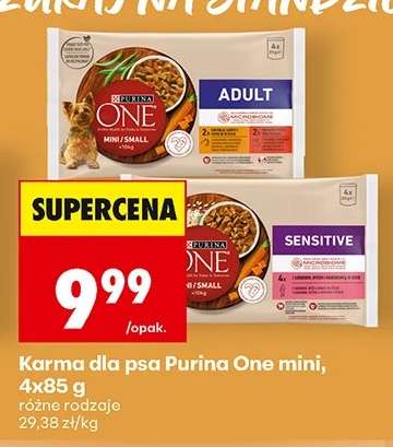 Karma dla psa Purina One mini, 4x85 g