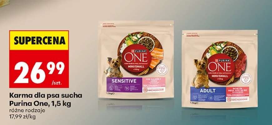 Karma dla psa sucha Purina One, 1,5 kg