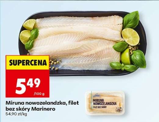 Miruna nowozelandzka, filet bez skóry Marinero