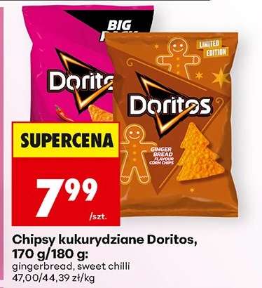 Chipsy kukurydziane Doritos, 170 g/180 g