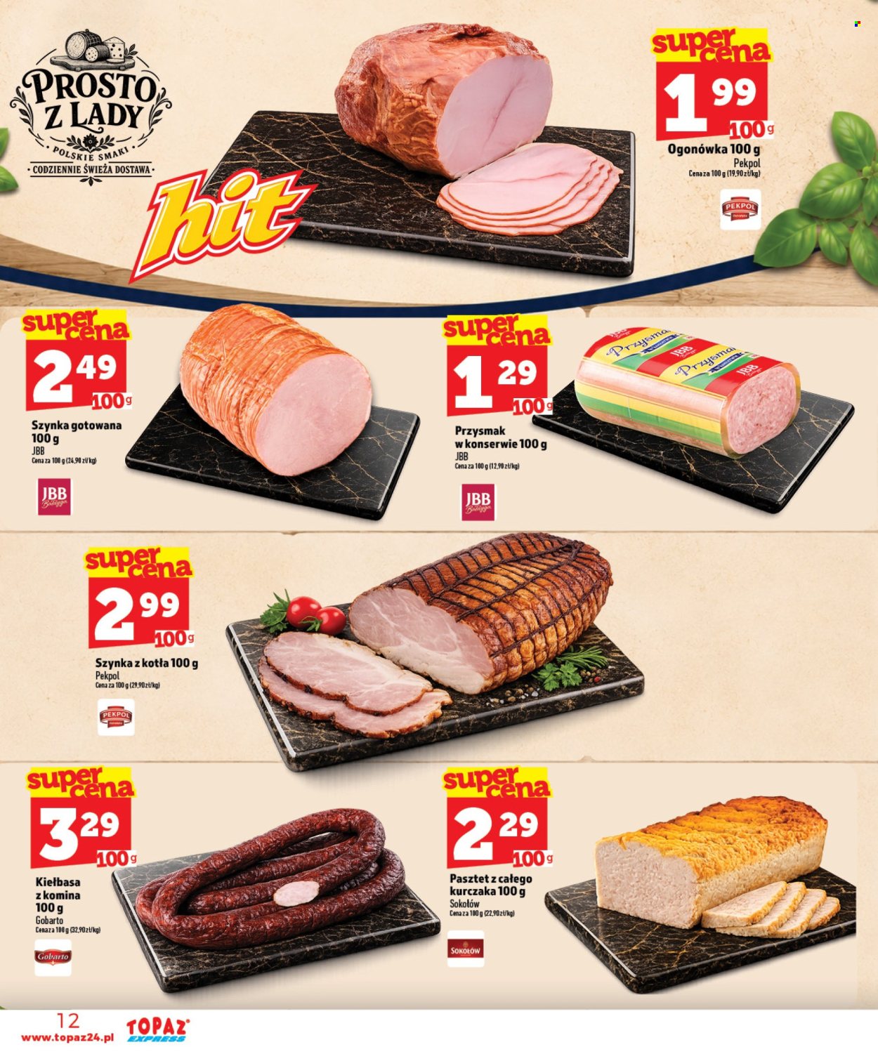 Gazetka Topaz - 22.10.2026 - 28.10.2026. Strona 12