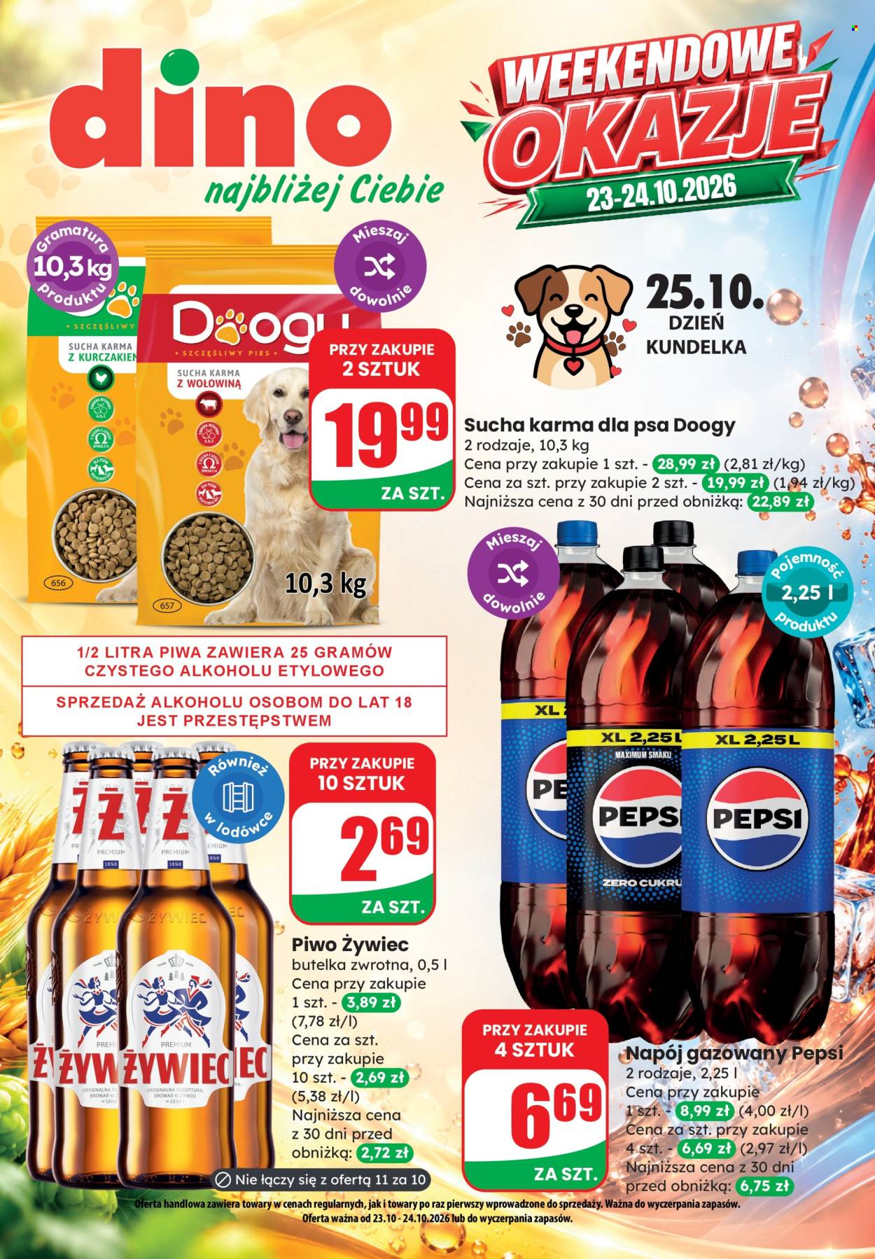 Gazetka Dino - 23.10.2026 - 24.10.2026. Strona 1