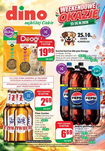 Gazetka Dino - 23.10.2026 - 24.10.2026.