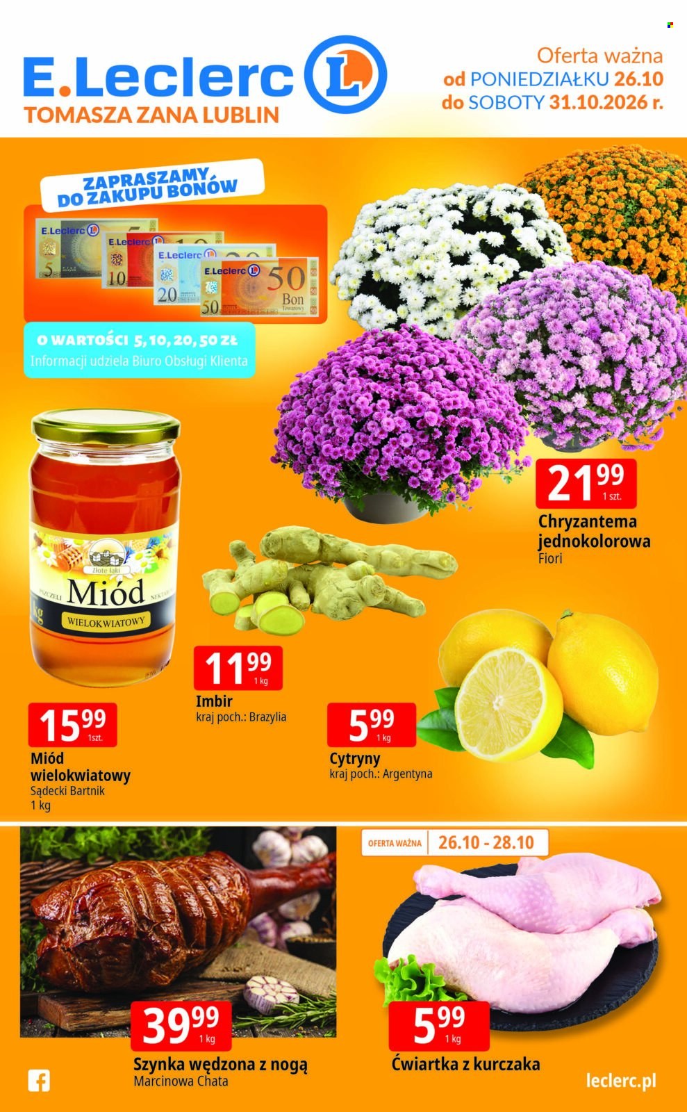 Gazetka E.Leclerc - 26.10.2026 - 31.10.2026. Strona 1