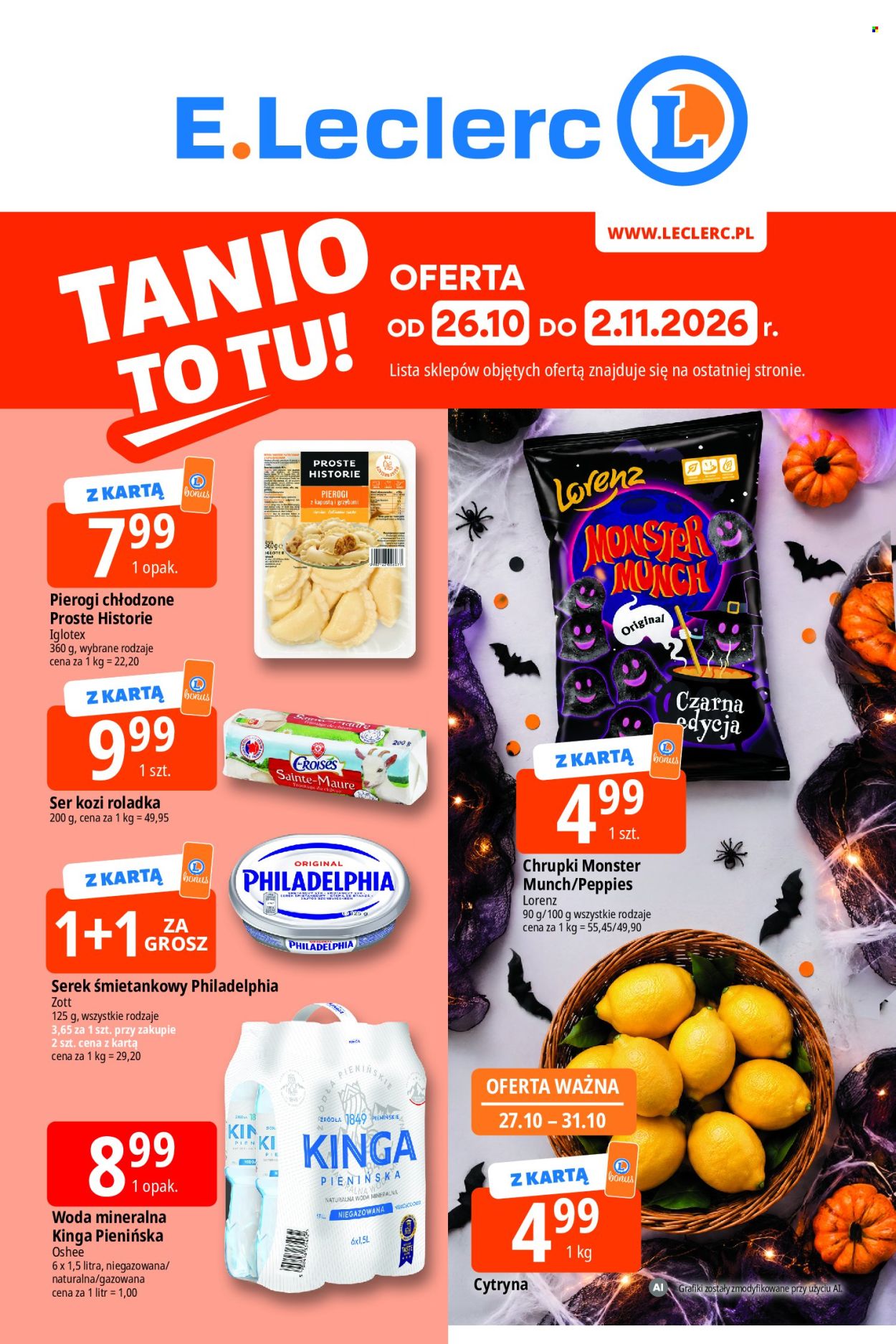 Gazetka E.Leclerc - 26.10.2026 - 2.11.2026. Strona 1