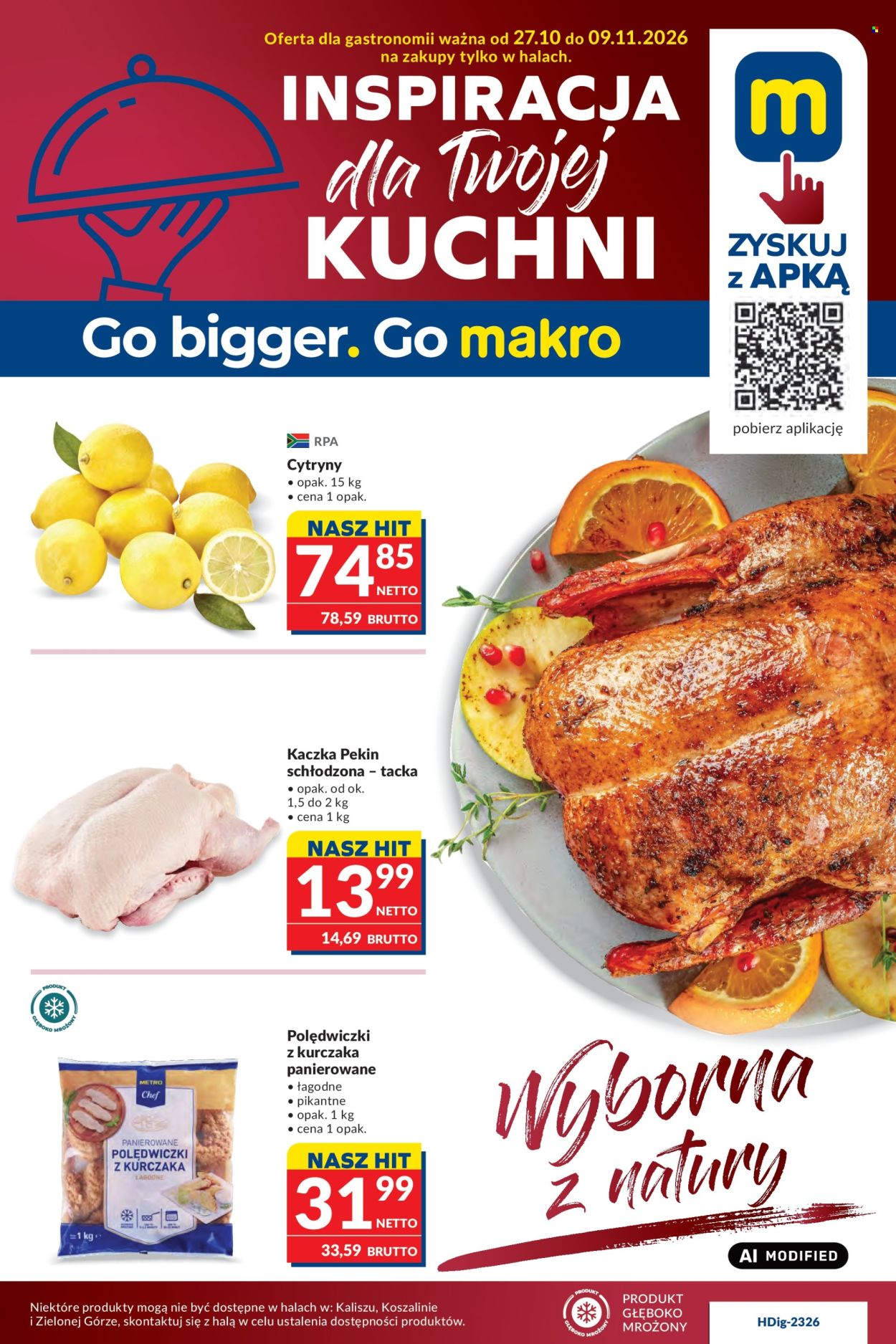 Gazetka Makro - 27.10.2026 - 9.11.2026. Strona 1