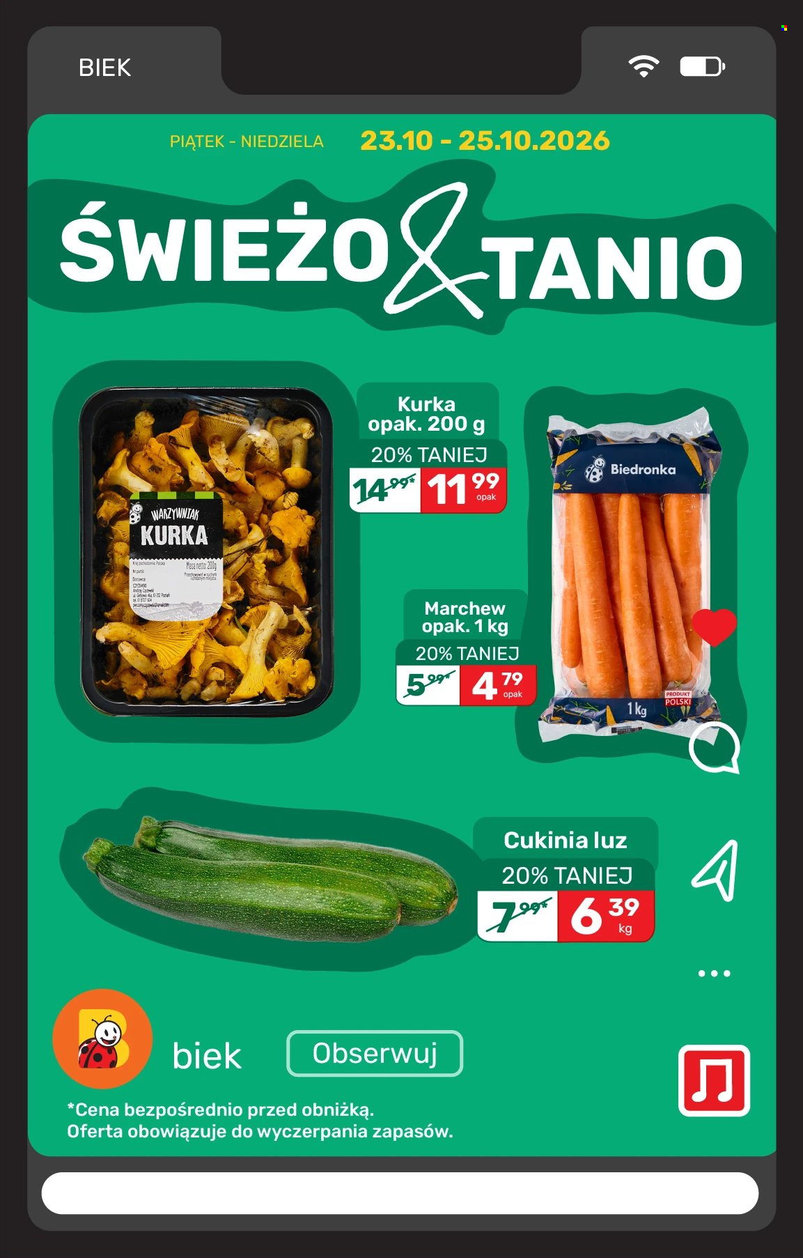Gazetka Biedronka - 23.10.2026 - 25.10.2026. Strona 8