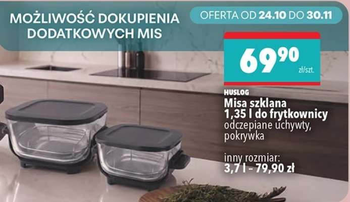Misa szklana 1,35 l do frytkownicy