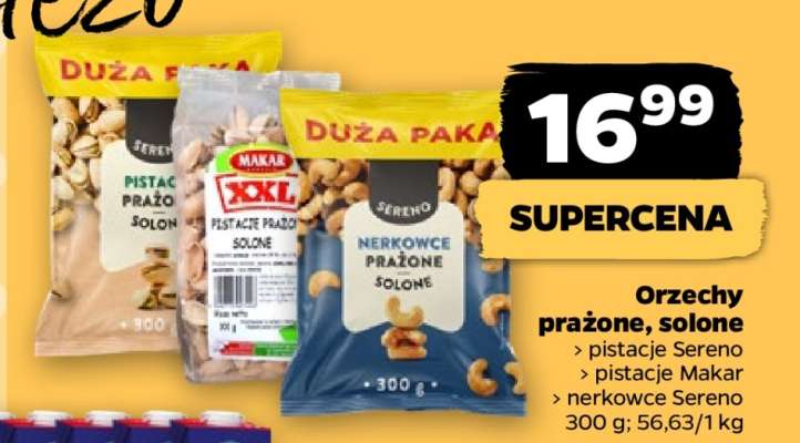 Orzechy prażone, solone