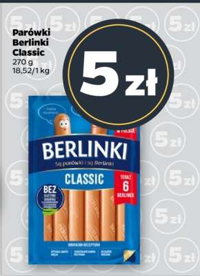 Parówki BERLINKI CLASSIC