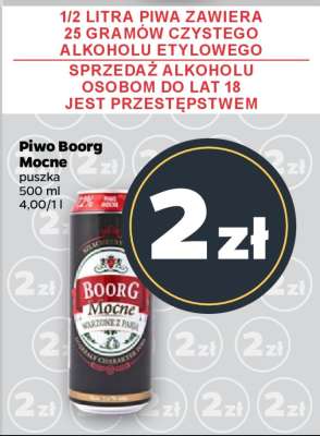 Piwo Boorg Mocne