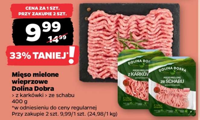 Mięso mielone wieprzowe Dolina Dobra