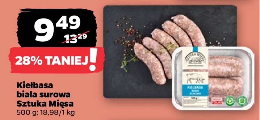 Kiełbasa biała surowa Sztuka Mięsa
