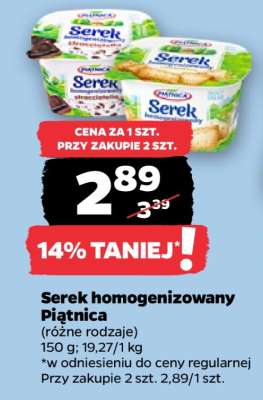 Serek homogenizowany PIĄTNICA