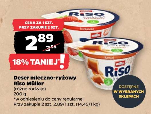 Deser mleczno-ryżowy Riso Müller