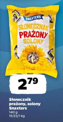 Słonecznik prażony solony Snaxters