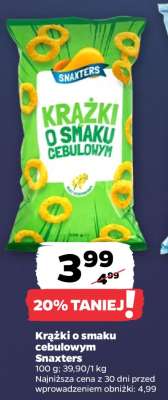 Krążki o smaku cebulowym