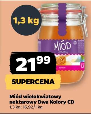 Miód wielokwiatowy nektarowy Dwa Kolory CD