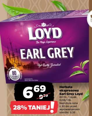 Herbata ekspresowa Earl Grey Loyd