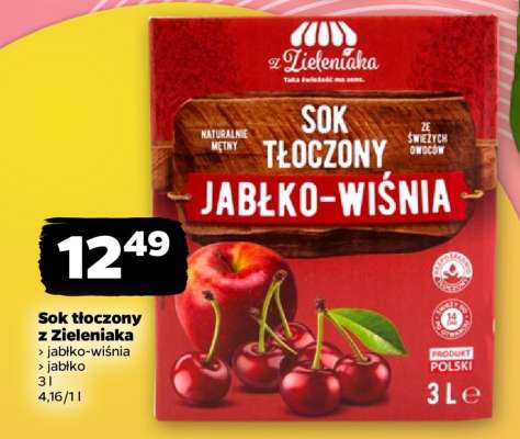 Sok tłoczony z Zielenika
