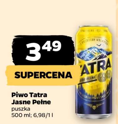 Piwo Tatra Jasne Pełne