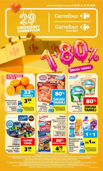 Gazetka Carrefour - 26.10.2026 - 31.10.2026.