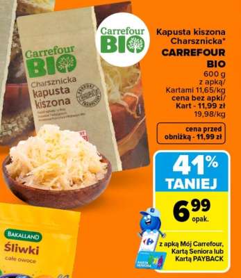 Kapusta kiszona Charsznicka CARREFOUR BIO