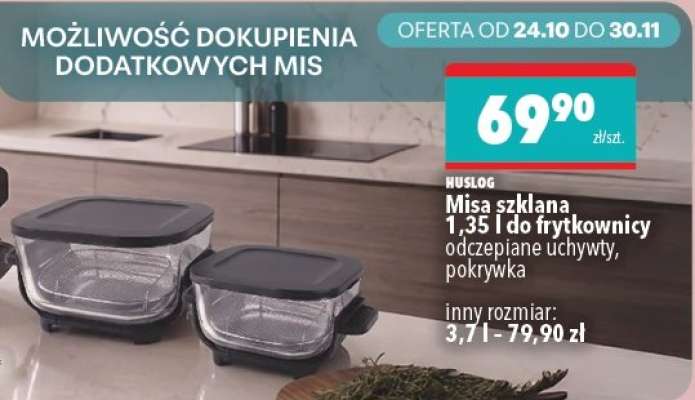 Misa szklana 1,35 l do frytkownicy