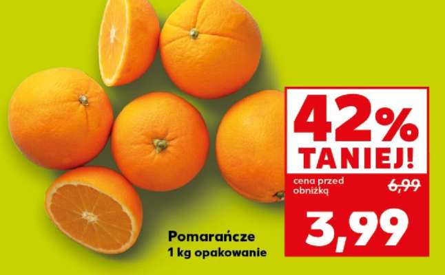 Pomarańcze 1 kg opakowanie
