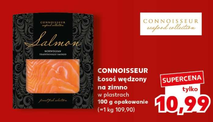 CONNOISSEUR Łosoś wędzony na zimno