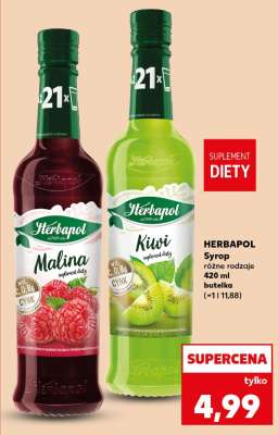 HERBAPOL Syrop różne rodzaje 420 ml butelka