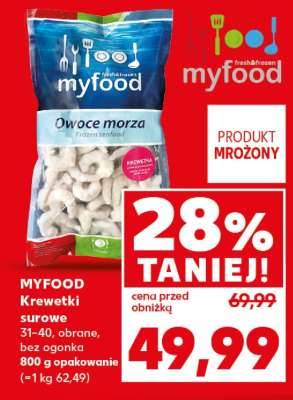 MYFOOD Krewetki surowe